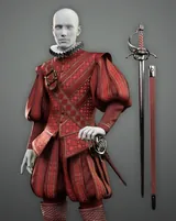 dForce Renaissance Baldric with Sword for G8M, G8F and G9