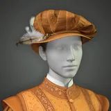 Renaissance Hat and Simple Parting Hair for G8M, G8F and G9
