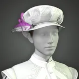 Renaissance Hat and Simple Parting Hair for G8M, G8F and G9